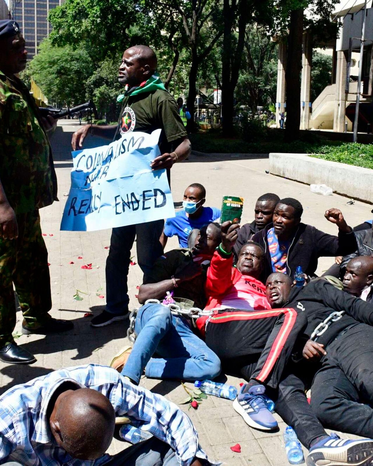 Student Protestors Detained